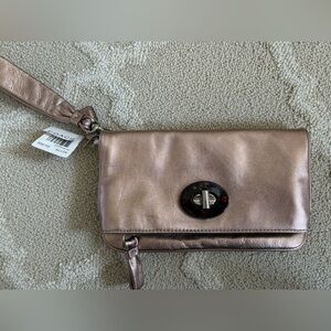 Coach Metallic Clutch Bag